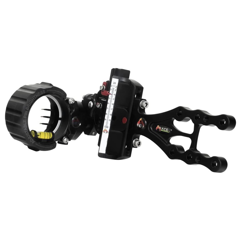 Axcel ACUT-N310-4BK Accu Touch Stat 3 Pin .010 Archery Sight, Left Hand/Right Hand