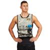 CROSS101 20LBS - 140LBS Adjustable Weighted Vest Wtih Shoulder Pads Option for Men and Women (80LBS WITH SHOULDER PADS) view 2