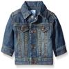 The Children's Place Baby Toddler Boys Denim Jackets, Dark Wear Wash Blue, 9-12 Months view 1