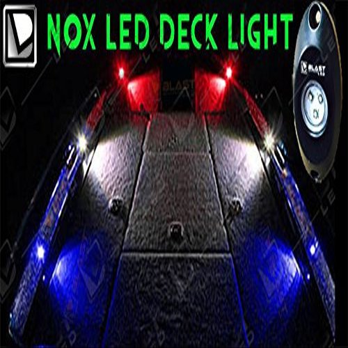 BLAST LED - RED LED Deck Light - Boat LED Deck Lights - LED Deck Light System (Red 8pc)