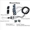 BLAST LED - RED LED Deck Light - Boat LED Deck Lights - LED Deck Light System (Red 8pc) view 4