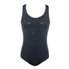 YiZYiF Men's Soft Smooth Freestyle Wrestling Singlet Bodysuit Underwear Black X-Large view 1