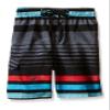Kanu Surf Toddler Boys Echo Quick Dry Beach Swim Trunk, Echo Black, 3T view 1