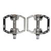 ROCKBROS 2010-12SBKS Lightweight Aluminum Pedal Bicycle 9/16" Black Silver view 2