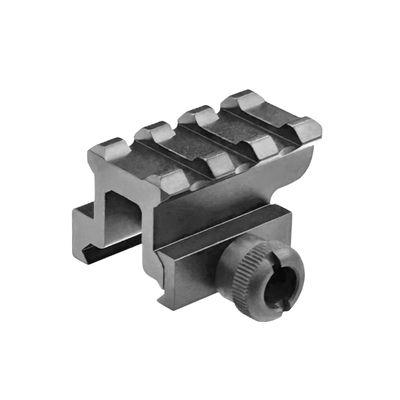 Lion Gears Bridgemount Tactical Picatinny .75" Riser, 1.45" Long, 3 Slots, Complete with Steel Nut and Thumb Bolt, BM0307BT
