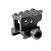 Lion Gears BridgeMount Rail Tactical Picatinny 1" Riser, 1.45" Long, 3 Slots, Complete with Steel Nut and Thumb Bolt, BM0310BT