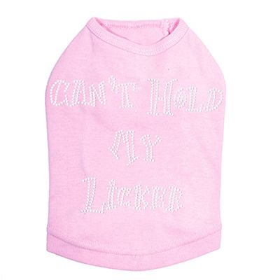 Can't Hold My Licker Dog Shirt Purple Medium