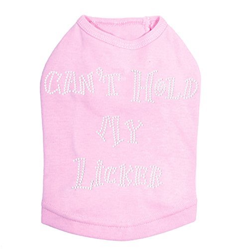 Can't Hold My Licker Dog Shirt Purple Medium