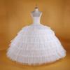 XYX White Victorian Wedding Petticoat, US 2-22W, 6 Hoop, 151cm Diameter, 475cm Circumference, Female, Women, Brides, Wedding Attendees, Polyester view 2