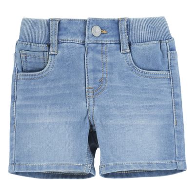 Levi's Baby Boys' Ribbed Waistband Shorts,Sea Salt, 12 Months