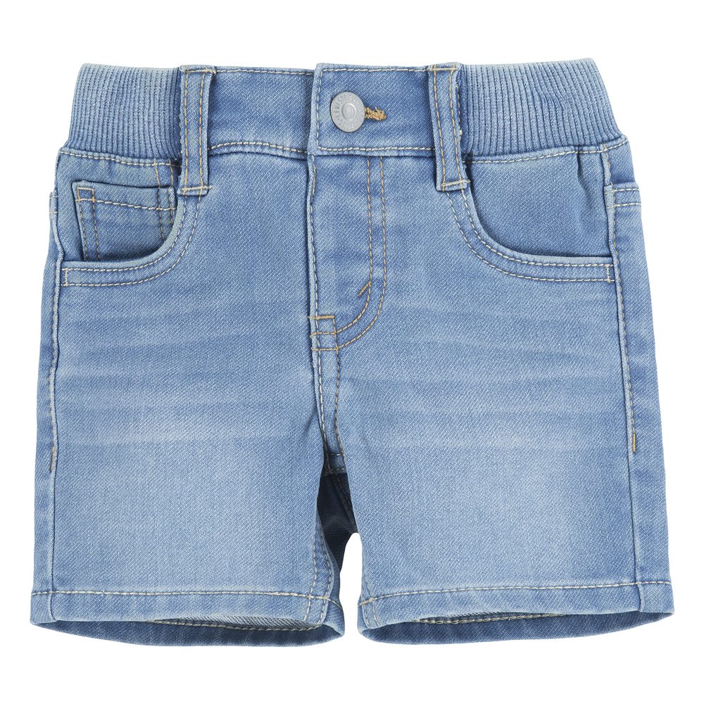 Levi's Baby Boys' Ribbed Waistband Shorts,Sea Salt, 12 Months