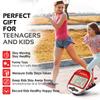 PINGKO Best Pedometer for Walking Accurately Track Steps Multi-Function Portable Sport Pedometers Step/Distance/Calories/Counter - Red view 4