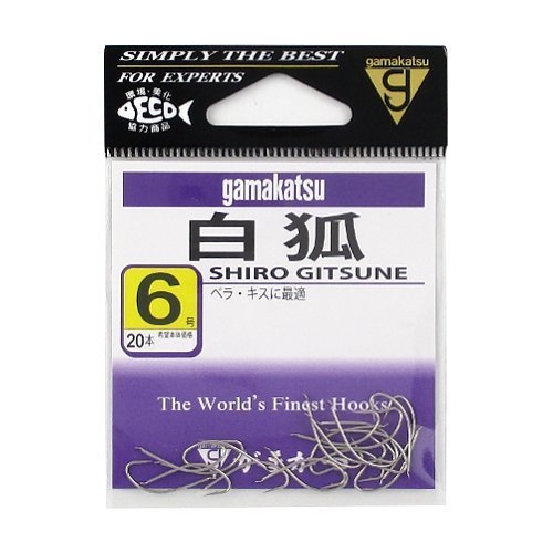 Gamakatsu white fox 6 No. 12251