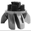 Softspikes Silver Tornado Golf Spikes - Fast Twist 3.0 - Silver/Black - 18 Count view 3