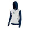 ASICS LANI Jacket, White/Navy, Small view 1