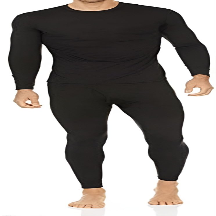 Thermajohn Long Johns Thermal Underwear for Men Fleece Lined Base Layer Set for Cold Weather (Small, Black)