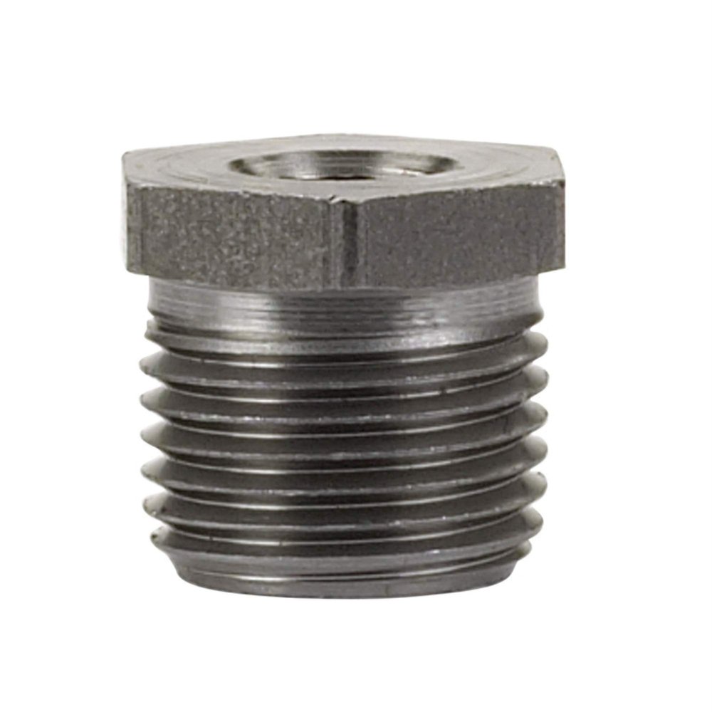 Billco Hex Bushing Black 1/4" X 1/8" Steel