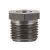 Billco Hex Bushing Black 1/4" X 1/8" Steel view 1