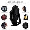 Hard Work Sports Basketball Backpack with Ball Compartment Spacious Shoe Storage for Basketball, Large Sports Bag view 4