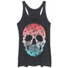 Lost Gods Starry Skull Women's Racerback Tank Top, Black Heather, Small view 2