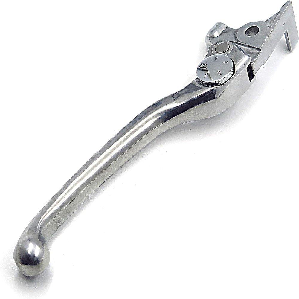 XKMT-Parts Silver Right Hand Lever Compatible with 2004 2005 2006 2007 2008 2009 2010 2011 2012 2013 2014 FZ1/FZ6 (Only Right Piece) [B019ETS05O]