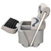 DeckMate Complete Premium Pontoon Flip Flop Seat and Base (Ivory/Burgundy/Tan) view 4