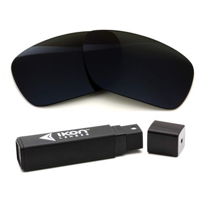 IKON LENSES Polarized Replacement Lenses For Oakley Jawbone Sunglasses (Black)