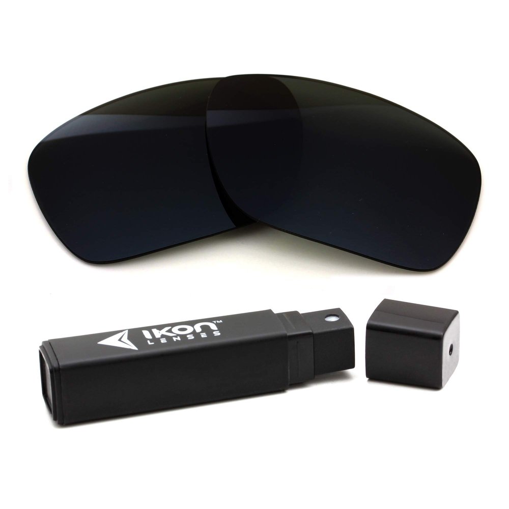 IKON LENSES Polarized Replacement Lenses For Oakley Jawbone Sunglasses (Black)