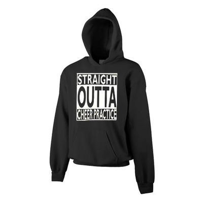 Chosen Bows Straight Outta Cheer Practice Hoodie (AS)