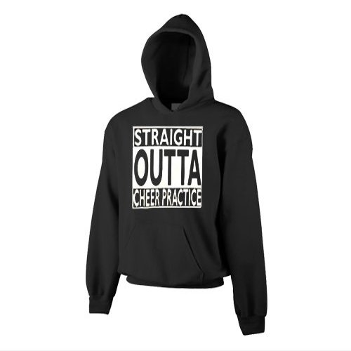 Chosen Bows Straight Outta Cheer Practice Hoodie (AS)