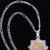2 Tone 4 Qul Kul Quran Surah Necklace Islamic Art Islam Chain Muslim (24" Silver Pt Chain) view 3