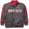 Profile Big & Tall Men's NHL Team Reflective Track Jacket, Charcoal/Red, 3X view 1