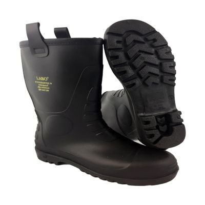LABO Men's Winter Snow Boots Shoes Waterproof Insulated Lace UP 620 Black-6
