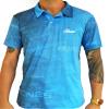 Blue Grunge Tecnodry Polo Tennis Shirt (X-Small) (Medium) view 1