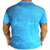 Blue Grunge Tecnodry Polo Tennis Shirt (X-Small) (Medium) view 2