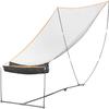 Bownet Basketball Rebounder Net - Portable 11'6" x 10' Ball Return Net, Soccer Ball - Ideal for Basketball and Sports Enthusiasts view 1