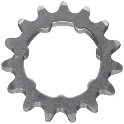 Cicli Bonin Unisex's Fac Miche Pinions Pista Steel 17 Teeth Ring, Silver, One Size