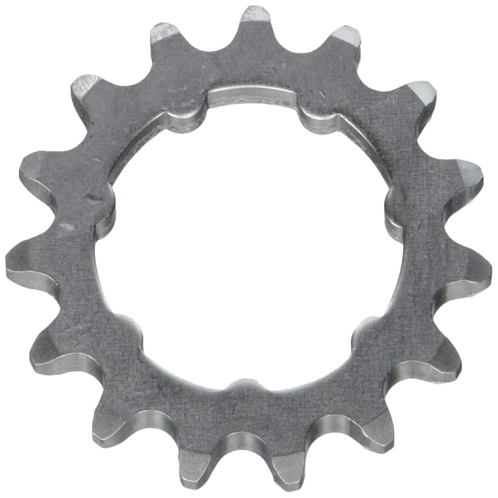 Cicli Bonin Unisex's Fac Miche Pinions Pista Steel 17 Teeth Ring, Silver, One Size