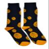 FineFit Man Cave Trouser Socks - One Size, Basketball view 1