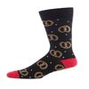 FineFit Man Cave Trouser Socks - One Size, Pretzer, Black view 1
