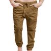 NE PEOPLE Mens Joggers Pants  Casual Lightweight Comfy Harem Slim Fit Adjustable Elastic Waist Pockets Sweatpants NEMP08 DkWheat L view 2