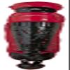 Rawlings | VELO Catcher's Leg Gaurds | Baseball | Intermediate 15.5" | Black/Scarlet view 2