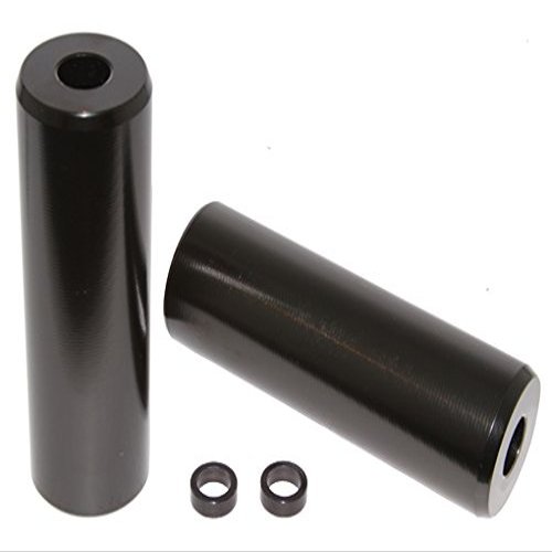 Lowrider Alloy Pegs T/Less Fits 3/8" or 14mm W=1 1/2" L=4 1/2" Black.