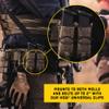 High Speed Gear - Double Pistol Taco MOLLE Mag Pouch, Police Gear & Military Gear, Tactical Magazine Pouch for Professionals (OD Green) view 4
