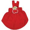 Dog in the Closet, The Holly Custom Red Silk Dog Dress with Cherries Attachment view 1
