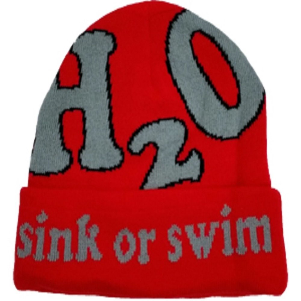 1Line Sports H2O Swim Beanie (Red)