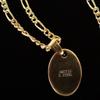 Small Gold Pt Yasin Yaseen Quran Necklace Islamic Chain Islam Allah Muslim (24" Chain) view 4