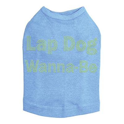 Lap Dog Wanna Be Dog Shirt Blue X Large
