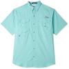 Columbia Men's Standard Bonehead Short Sleeve Shirt, Gulf Stream, Medium view 1