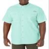 Columbia Men's Standard Bonehead Short Sleeve Shirt, Gulf Stream, Large view 1